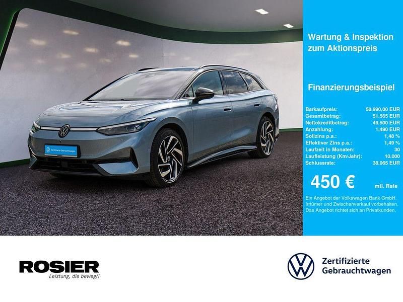 Gebraucht VW ID.7 Pro 210 kW (286 PS) 2025 Blau / stonewashed blue Kombi