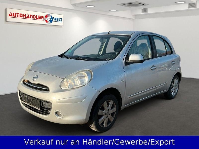 Silber Gebraucht 2011 Nissan Micra Acenta Limousine | 1.599 € (Superpreis) - Bild 1/3