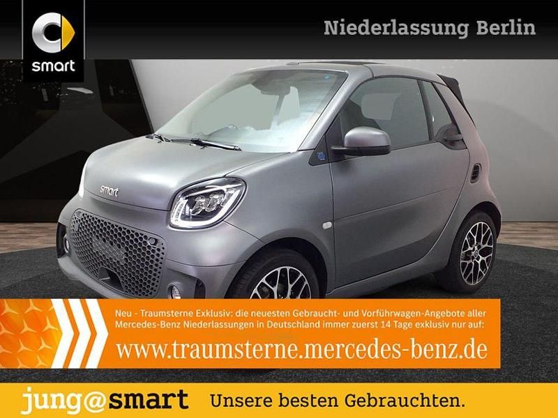 Grau Gebraucht 2021 Smart ForTwo Electric Drive Exclusive Cabrio | 16.890 € (Etwas zu teuer) - Bild 1/3
