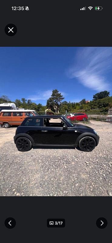 Gebraucht Mini ONE 98 PS (72 kW) 2010 Schwarz Kleinwagen