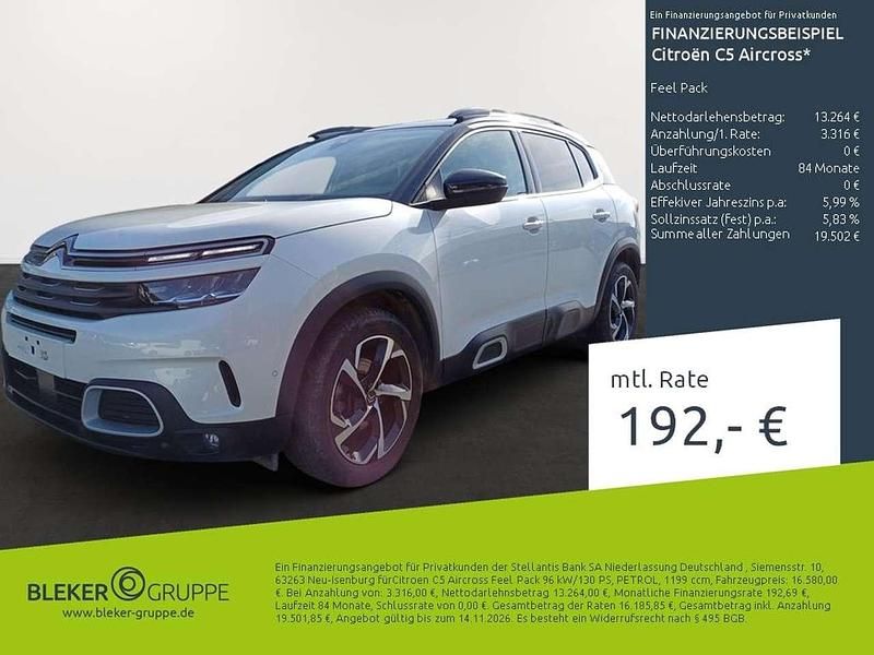 Perlmutt weiß Gebraucht 2022 Citroën C5 Aircross Feel SUV | 16.580 € (Guter Preis) - Bild 1/3