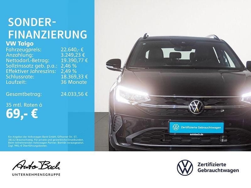 Gebraucht VW Taigo Goal 116 PS (85 kW) 2025 Schwarz SUV