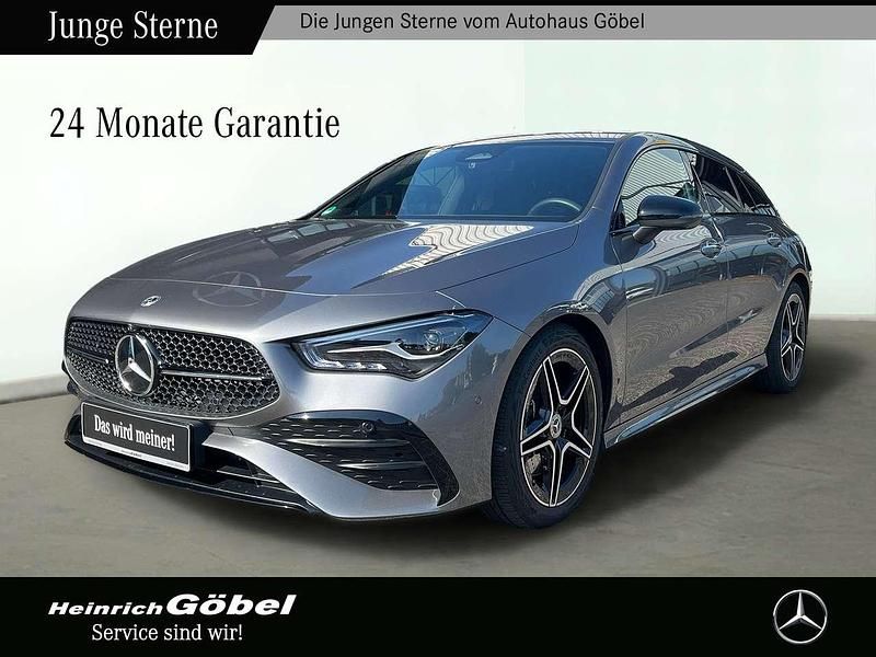 Grau Gebraucht 2024 Mercedes CLA200 Shooting Brake AMG line Kombi | 37.900 € (Teuer) - Bild 1/4