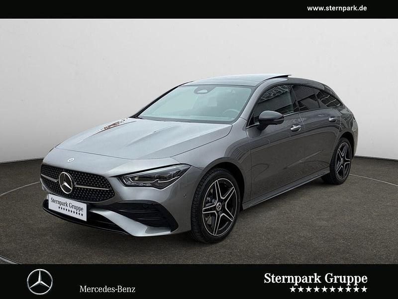 Grau Gebraucht 2024 Mercedes CLA250e Shooting Brake AMG Kombi | 39.490 € (Teuer) - Bild 1/4