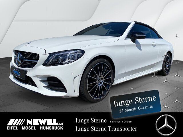 Polarweiß Gebraucht 2021 Mercedes C300 AMG Limousine | 41.777 € (Teuer) - Bild 1/4