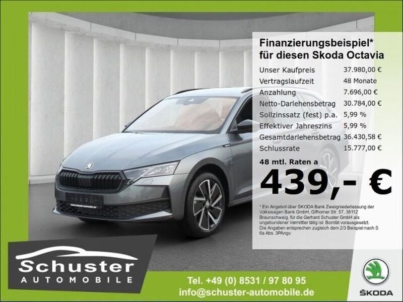 Grau Neu 2025 Skoda Octavia SportLine Kombi | 41.149 € (Teuer) - Bild 1/4