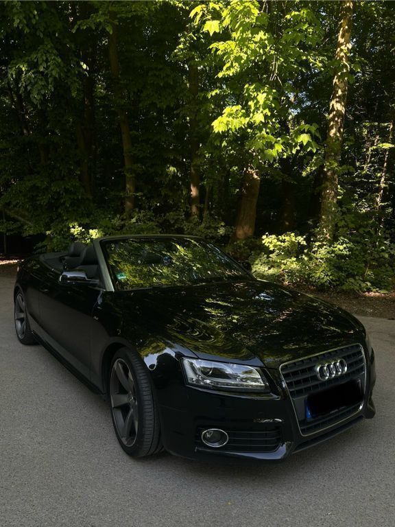 Schwarz Gebraucht 2011 Audi A5 Cabriolet S-Line Cabrio | 14.000 € (Fairer Preis) - Bild 1/4