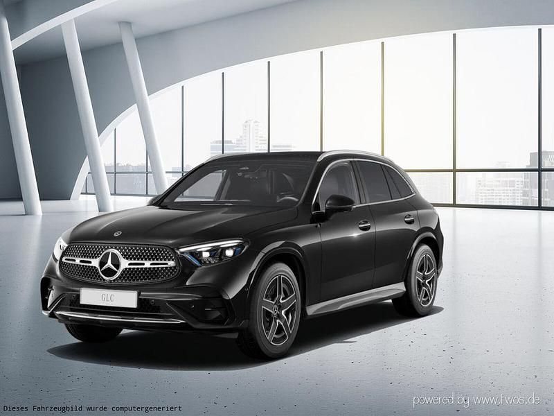 Gebraucht Mercedes GLC220 AMG line 197 PS (144 kW) 2023 Metalliclack obsidianschwarz metallic SUV