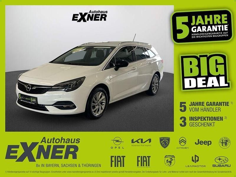 Weiss Gebraucht 2022 Opel Astra Elegance Kombi | 16.990 € (Guter Preis) - Bild 1/4