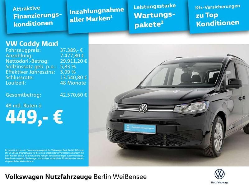Gebraucht VW Caddy Life 122 PS (89 kW) 2025 2t deep black perleffekt Van / Kleinbus