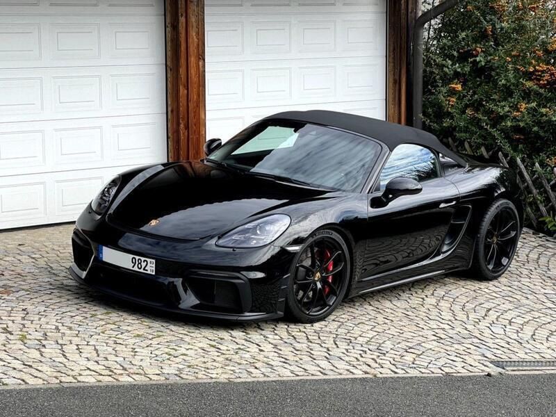 Schwarz Gebraucht 2021 Porsche 718 Spyder Cabrio | 109.750 € - Bild 1/4