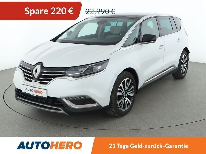 Weiß Gebraucht 2019 Renault Espace Initiale Paris Van / Kleinbus | 21.520 € (Guter Preis) - Bild 1/3