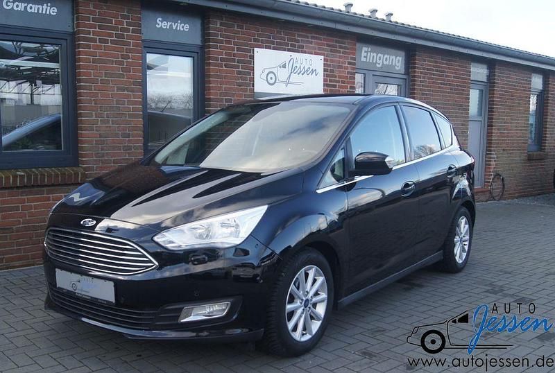 Schwarz Gebraucht 2017 Ford C-MAX Titanium Van / Kleinbus | 10.985 € (Fairer Preis) - Bild 1/4