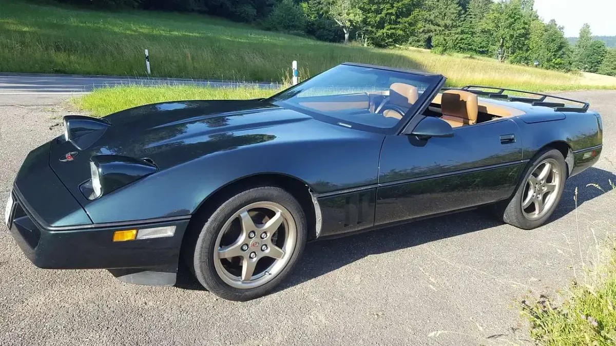 Gebraucht Chevrolet Corvette 268 PS (197 kW) 1990 Grün Cabrio
