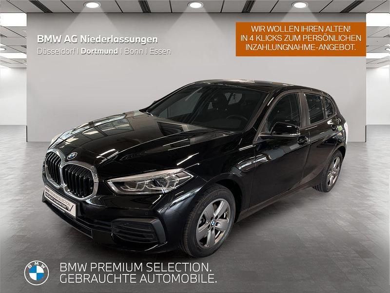 Schwarz Gebraucht 2022 BMW 118 Advantage Kleinwagen | 21.399 € (Fairer Preis) - Bild 1/4