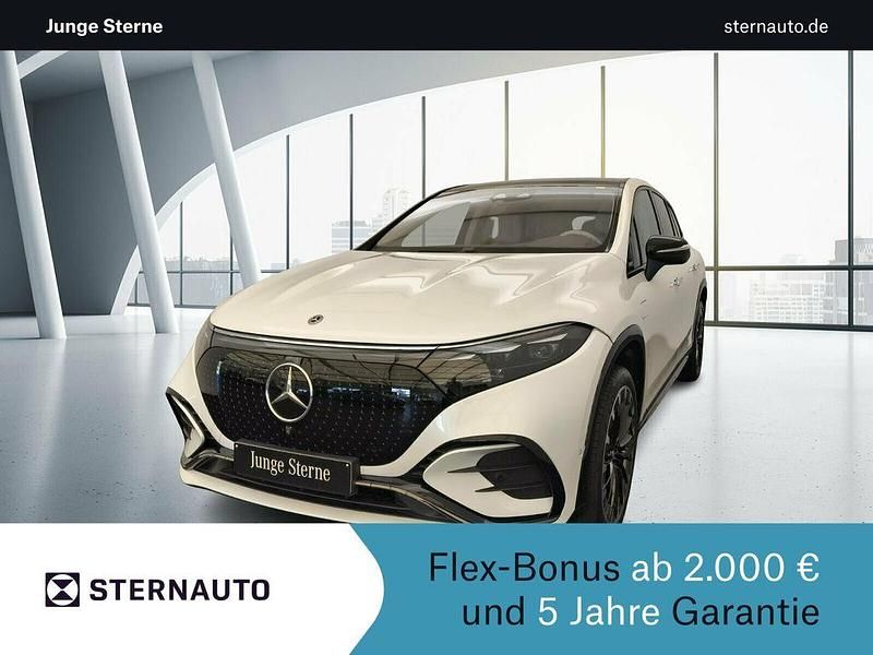 Manufaktur diamantweiß bright Gebraucht 2023 Mercedes EQS580 AMG SUV | 99.960 € (Fairer Preis) - Bild 1/4