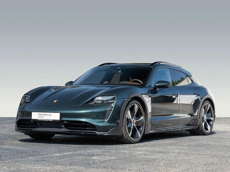 Grün Gebraucht 2023 Porsche Taycan 4S Cross Turismo Limousine | 88.900 € - Bild 1/4