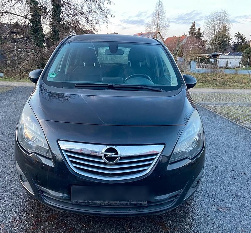 Schwarz Gebraucht 2010 Opel Meriva Van / Kleinbus | 2.300 € (Guter Preis) - Bild 1/4
