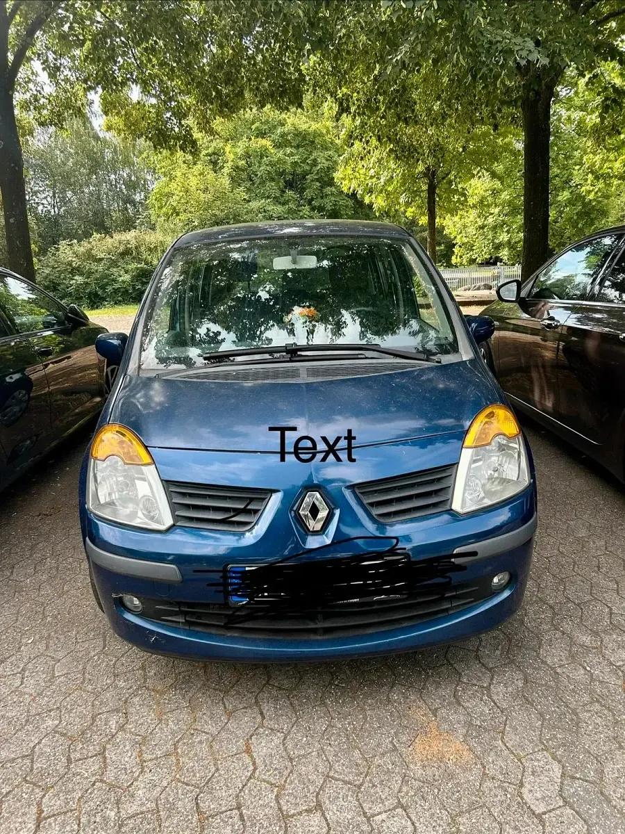 Gebraucht Renault Modus 88 PS (64 kW) 2004 Blau Van / Kleinbus