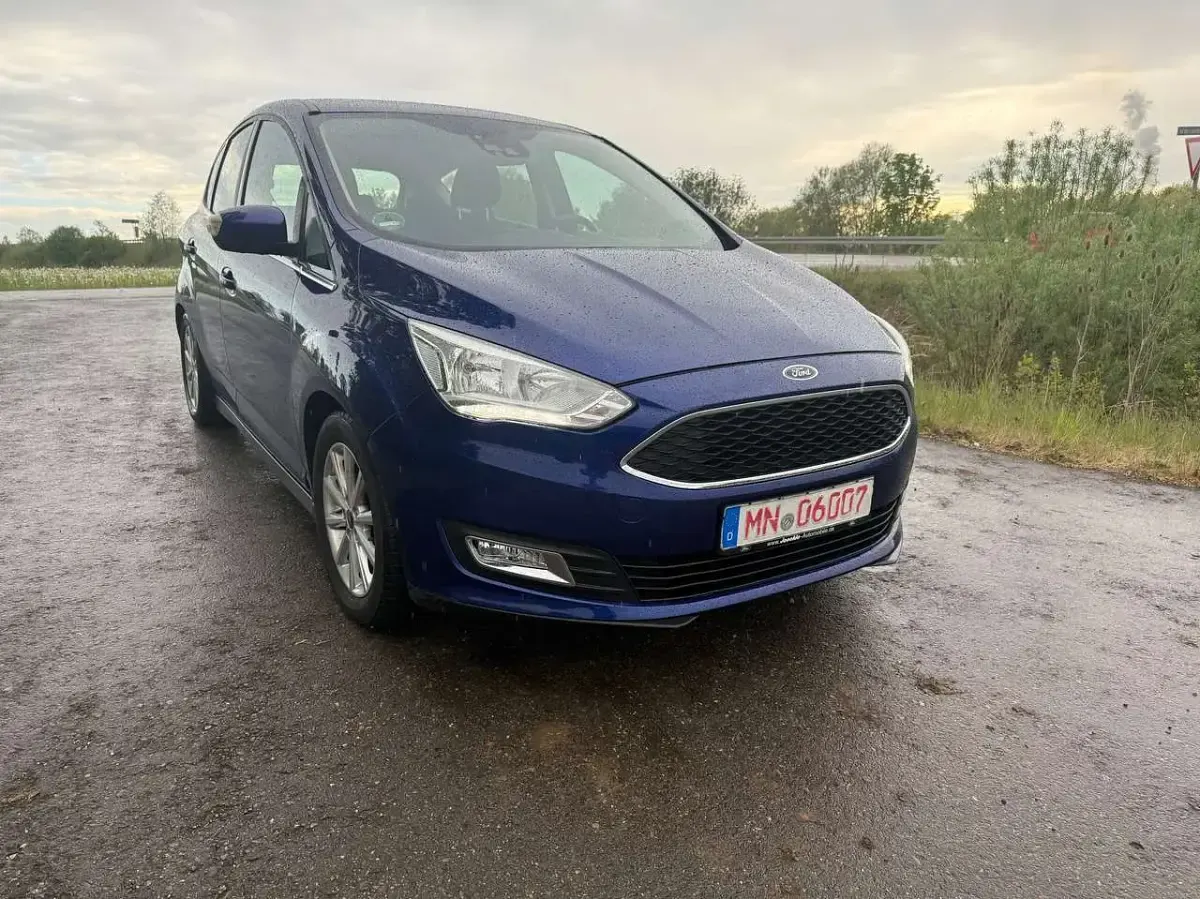 Gebraucht Ford C-MAX Titanium 120 PS (88 kW) 2018 Indicblau metallic Van / Kleinbus