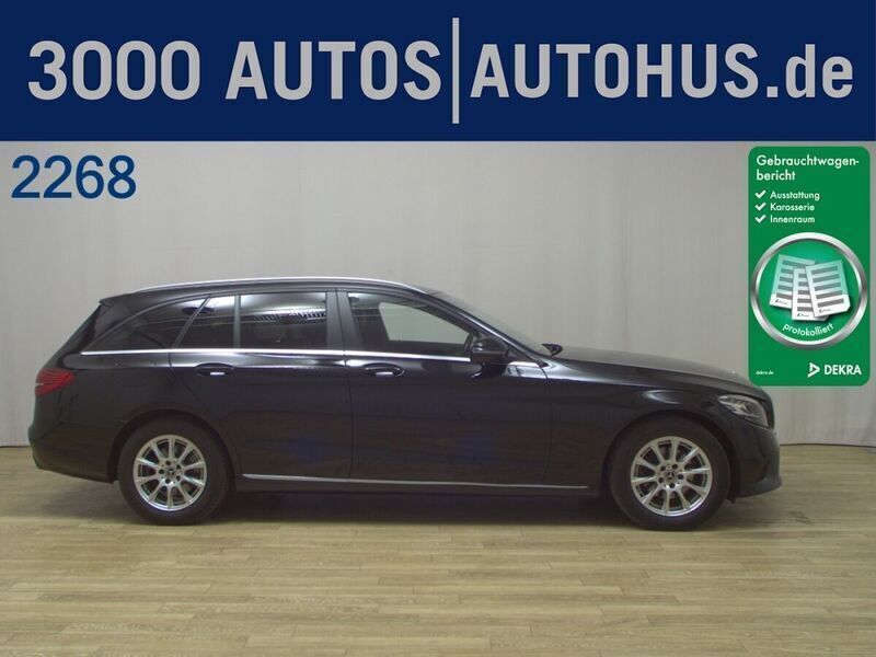 Schwarz Gebraucht 2021 Mercedes C200 Kombi | 16.480 € (Guter Preis) - Bild 1/4
