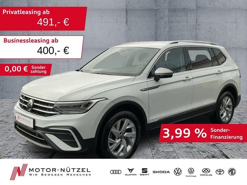Pure white Gebraucht 2023 VW Tiguan Allspace Life SUV | 34.760 € (Fairer Preis) - Bild 1/4