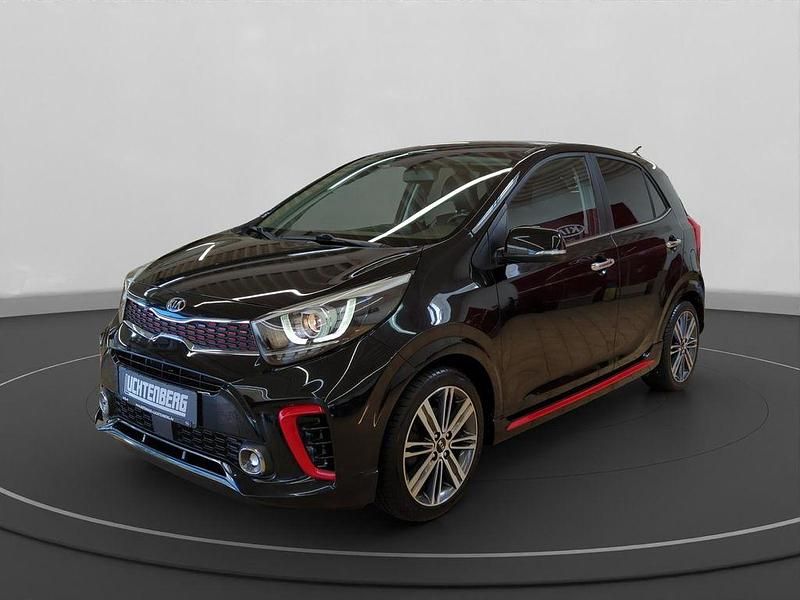 Schwarz Gebraucht 2018 Kia Picanto GT-Line Kleinwagen | 10.950 € - Bild 1/4
