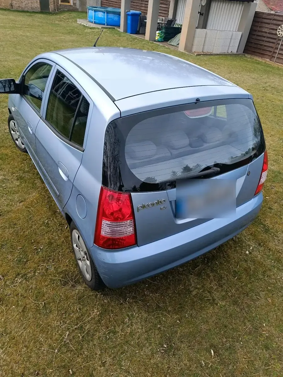 Gebraucht Kia Picanto EX 65 PS (47 kW) 2007 Blau Kleinwagen