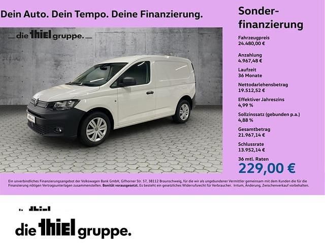 Gebraucht VW Caddy 102 PS (75 kW) 2024 Weiß Van / Kleinbus