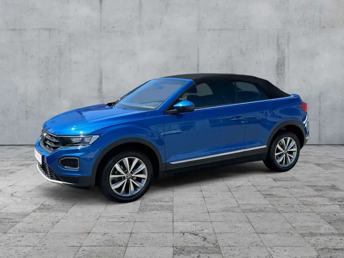 Gebraucht VW T-Roc Style 150 PS (110 kW) 2021 Ravennablau metallic SUV