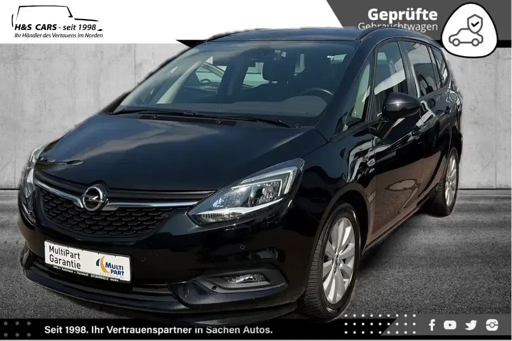 Gebraucht Opel Zafira Active 140 PS (102 kW) 2017 Schwarz Van / Kleinbus