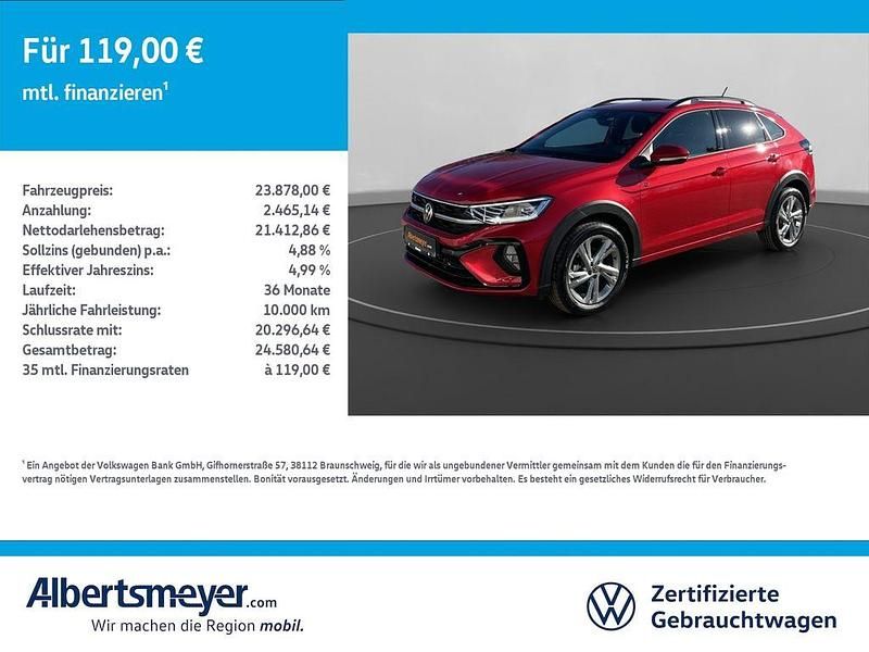 Rot Gebraucht 2024 VW Taigo R-line SUV | 23.878 € (Fairer Preis) - Bild 1/4
