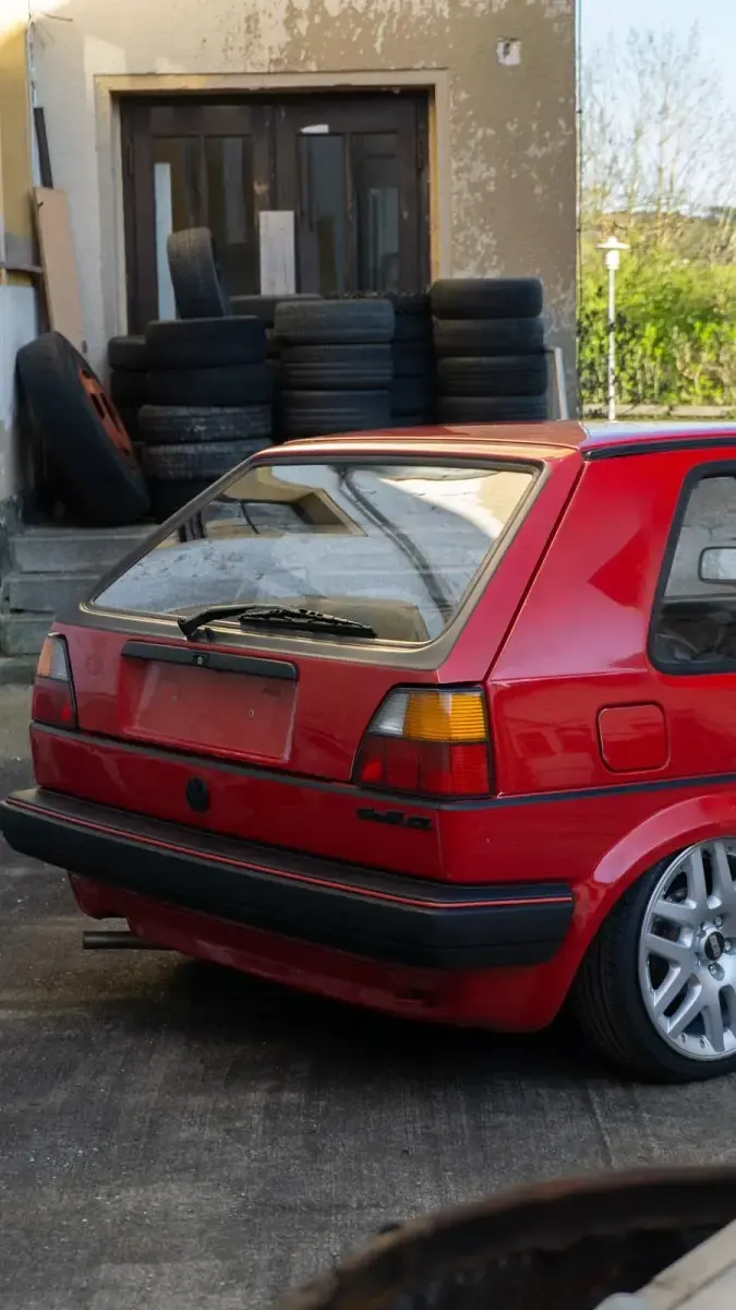 Gebraucht VW Golf II 55 PS (40 kW) 1991 Rot Kleinwagen