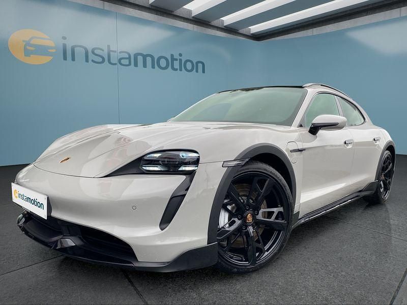 Grau Gebraucht 2022 Porsche Taycan Turbo Limousine | 86.199 € (Teuer) - Bild 1/4