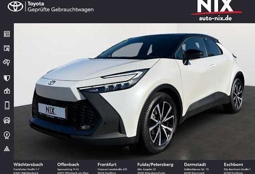 Platinum weiß perleffekt / dach schwarz Gebraucht 2024 Toyota C-HR SUV | 34.500 € (Fairer Preis) - Bild 1/4