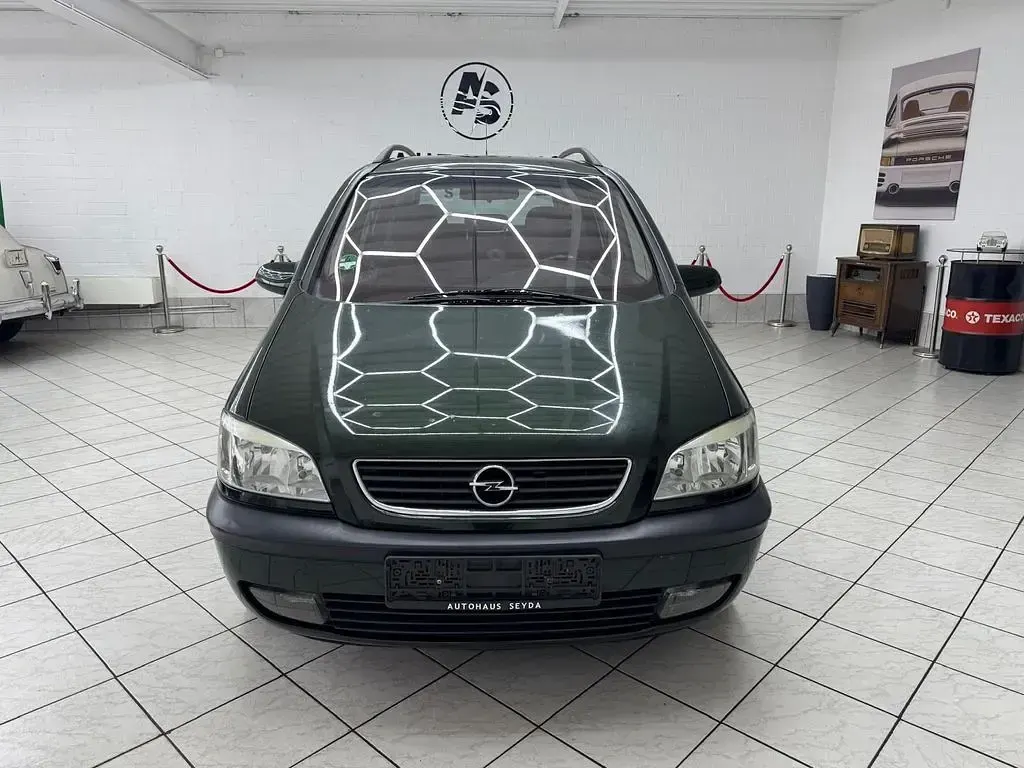 Gebraucht Opel Zafira Elegance 147 PS (108 kW) 2001 Grün Van / Kleinbus
