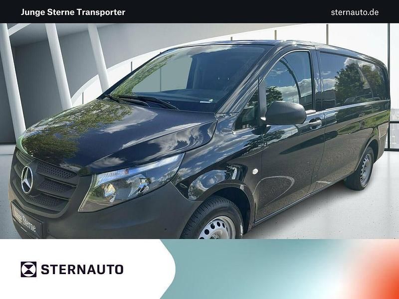 Obsidianschwarz metallic Gebraucht 2021 Mercedes Vito Van / Kleinbus | 21.490 € (Superpreis) - Bild 1/4