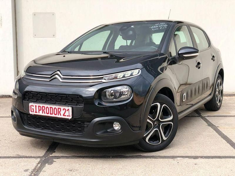 Schwarz Gebraucht 2019 Citroën C3 Kleinwagen | 11.781 € (Guter Preis) - Bild 1/4