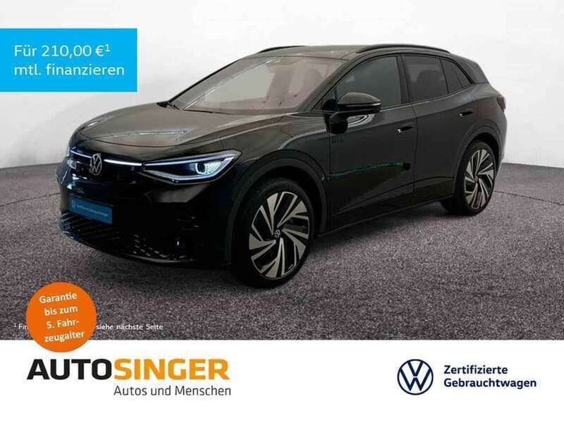 Grenadillschwarz metallic Gebraucht 2024 VW ID.4 GTX SUV | 50.930 € - Bild 1/3