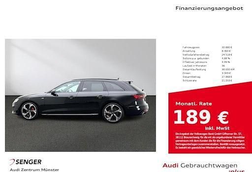 Gebraucht Audi A4 S-Line 204 PS (150 kW) 2023 Schwarz Kombi