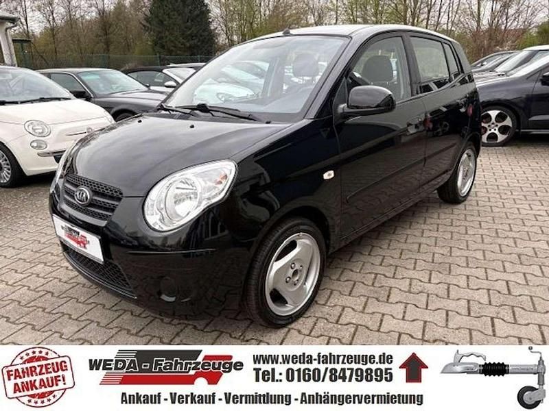 Gebraucht Kia Picanto Attract 65 PS (47 kW) 2010 Galaxyschwarz Kleinwagen