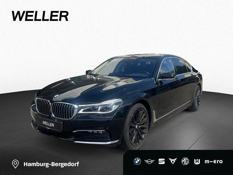 Schwarz Gebraucht 2019 BMW 740L Comfort Edition Limousine | 45.950 € (Guter Preis) - Bild 1/4