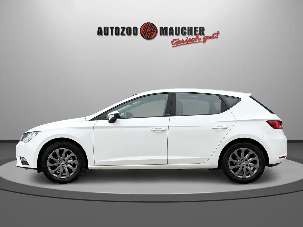 Gebraucht Seat Leon 110 PS (80 kW) 2015 "candy" weiss Limousine