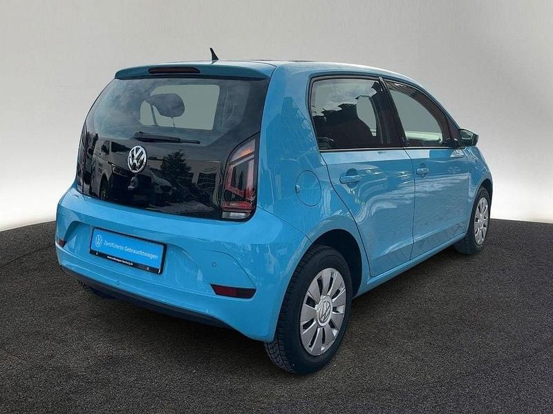 Gebraucht VW up! move up! 60 PS (44 kW) 2019 B2 teal blue Kleinwagen