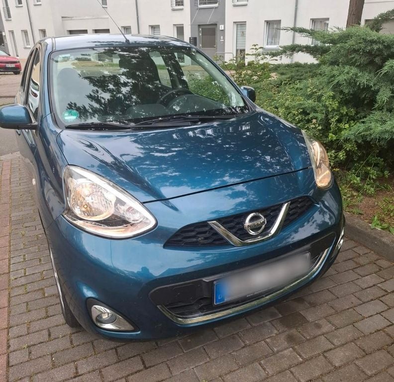 Blau Gebraucht 2016 Nissan Micra Kleinwagen | 5.650 € (Fairer Preis) - Bild 1/4