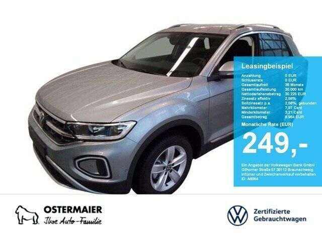 Silber Gebraucht 2023 VW T-Roc Style SUV | 30.945 € (Fairer Preis) - Bild 1/4