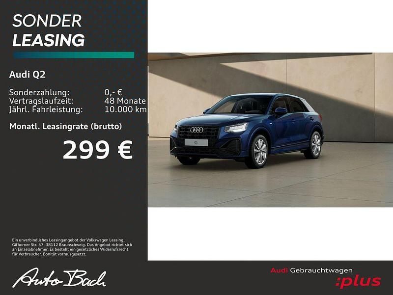 Gebraucht Audi Q2 S-Line 150 PS (110 kW) 2025 Navarrablau metallic SUV