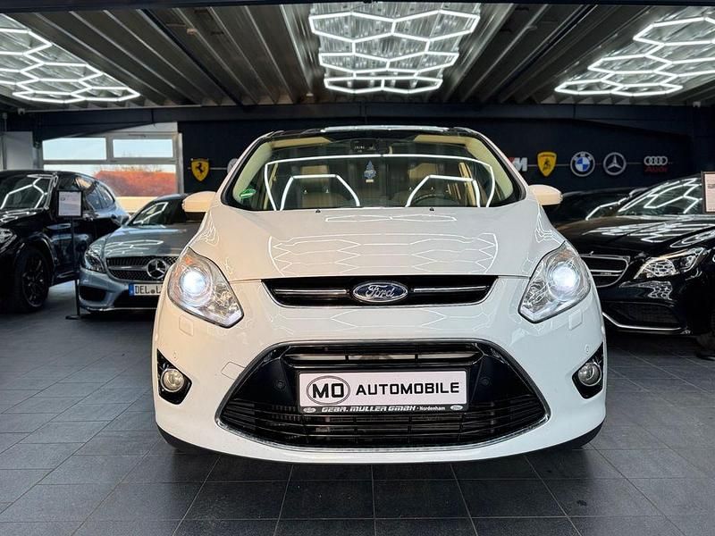 Gebraucht Ford C-MAX Titanium 125 PS (91 kW) 2015 Weiß Van / Kleinbus