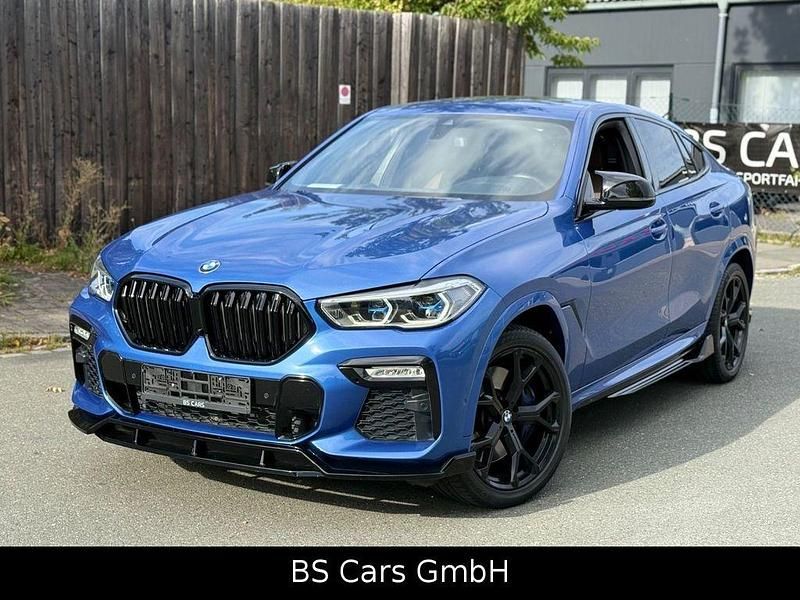 Blau Gebraucht 2020 BMW X6 M50 M Sport SUV | 55.900 € - Bild 1/4