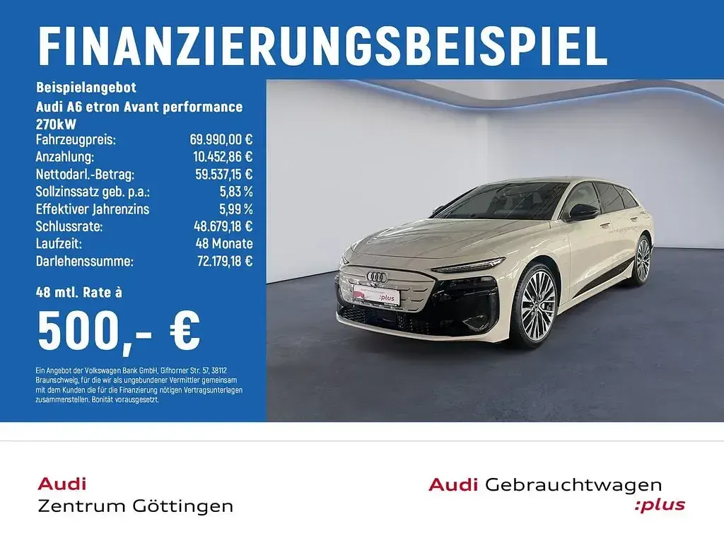 Gebraucht Audi A6 e-tron Performance 269 kW (367 PS) 2025 Beige Kombi